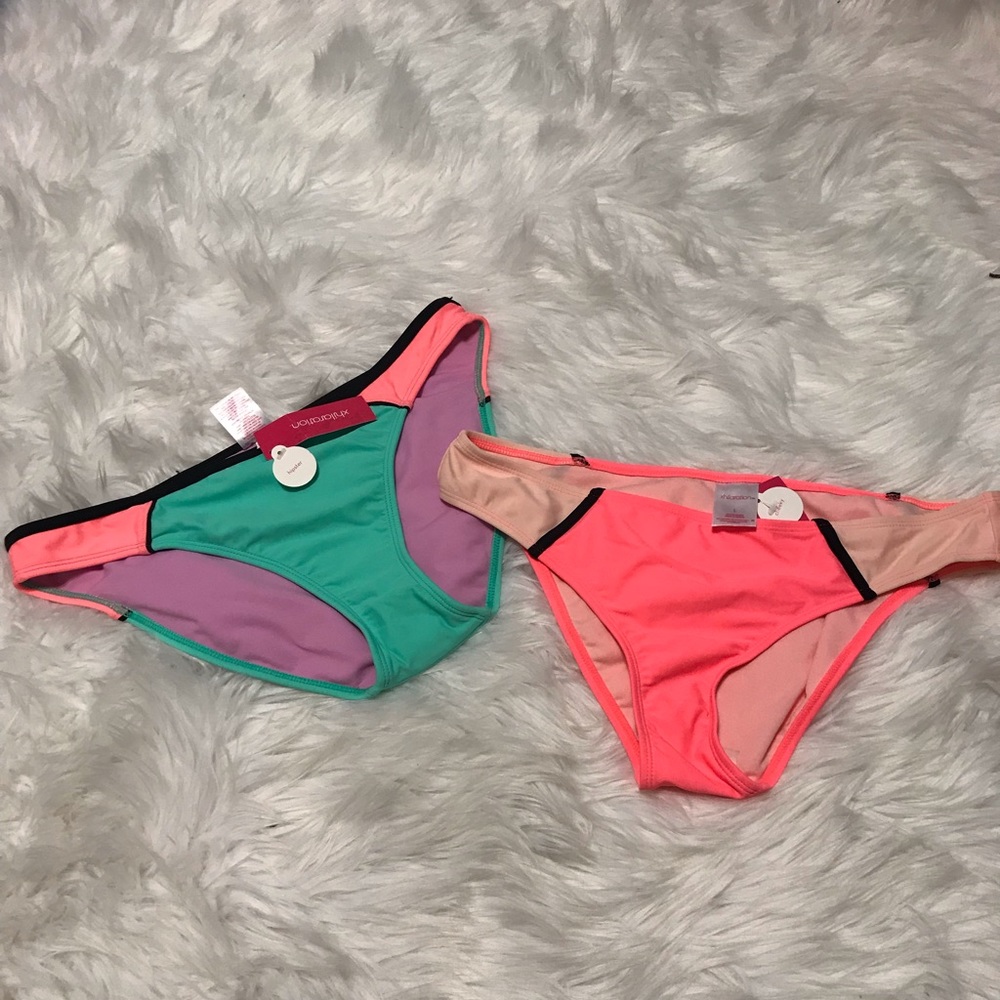 Xhilaration 2 pk neon bikini bottoms